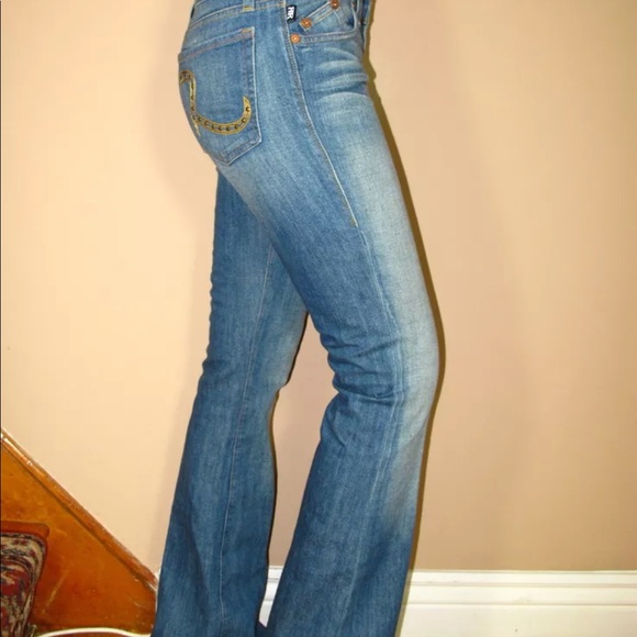 🆕 Rock & Republic Roth Flare Light Bleached Jeans Sz. 23 - Picture 2 of 8